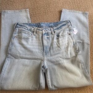 Old Navy Blue Straight Leg Jeans Classic Style